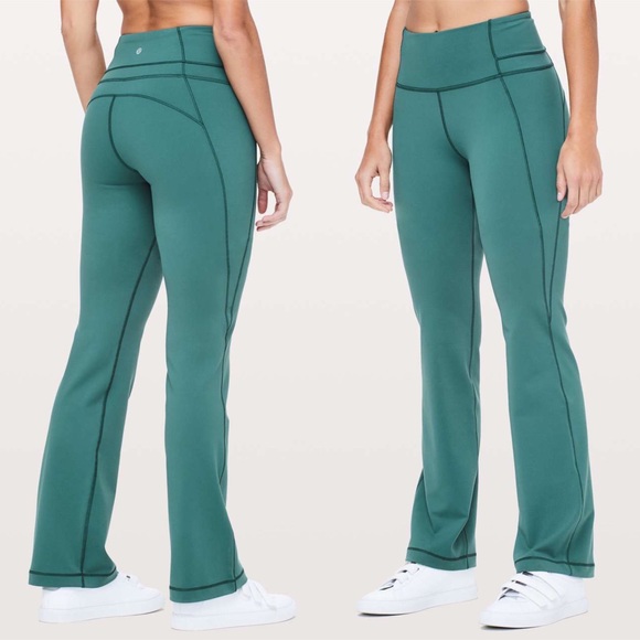Pants Jumpsuits Lululemon Groove Pant Bootcut Sz 832 Inseam